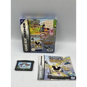 2 Games In 1 Cartoon Network Block Party & Speedway GBA GameBoy Advance - CIB